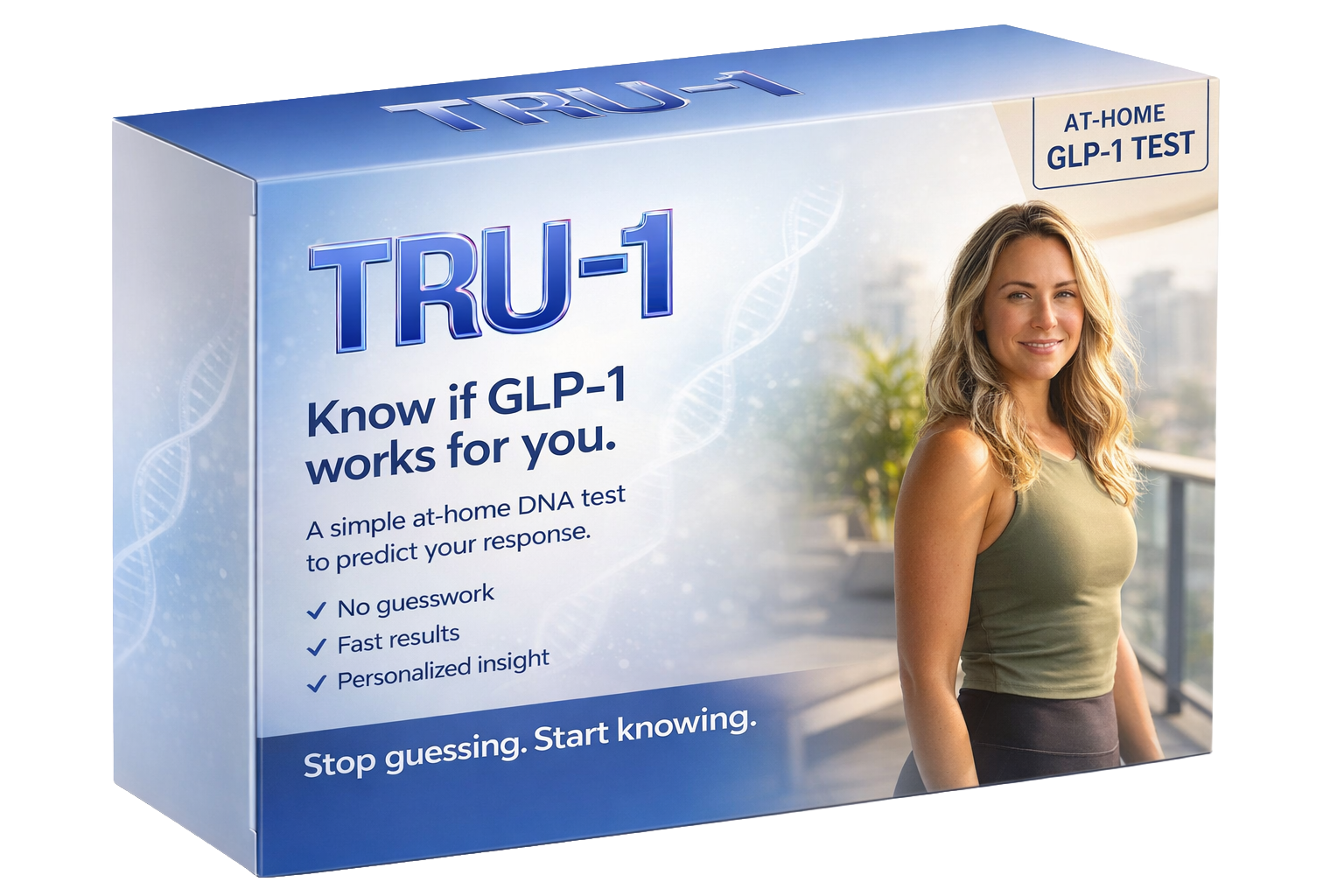 TRU-1 at-home GLP-1 DNA test kit box